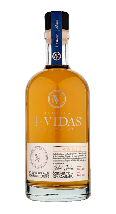 4 Vidas Tequila Añejo