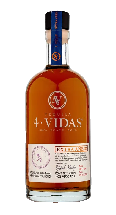 4 Vidas Tequila Extra Añejo