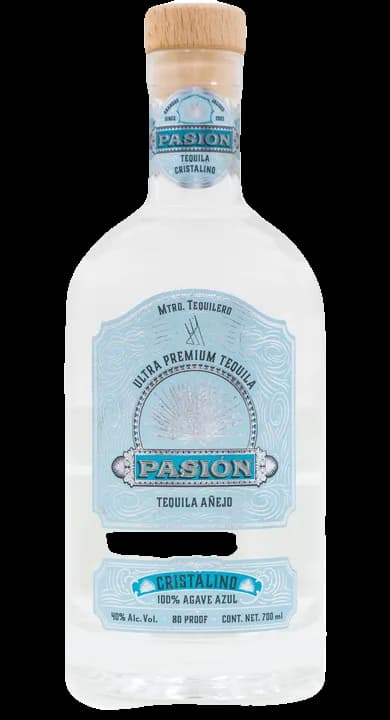 Tequila Pasión Añejo Cristalino