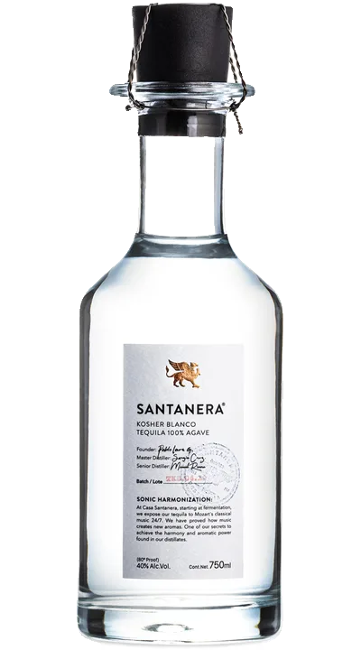 Santanera Kosher Blanco Tequila