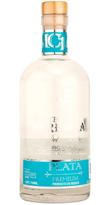 Tequila Herencia del Campo Organico Plata