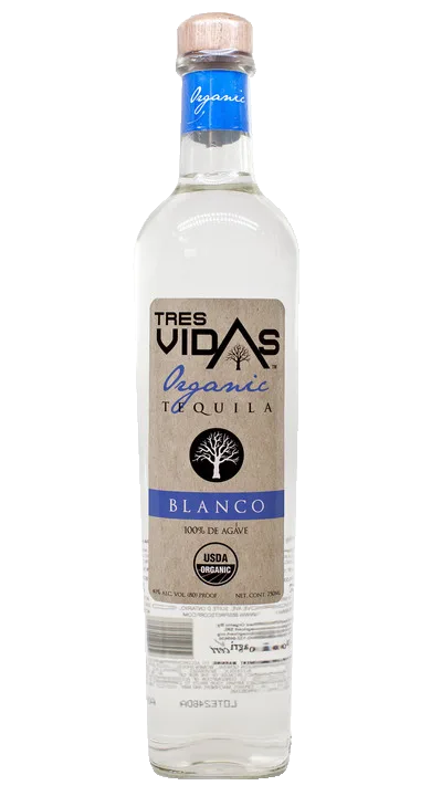 Tres Vidas Organic Tequila Blanco