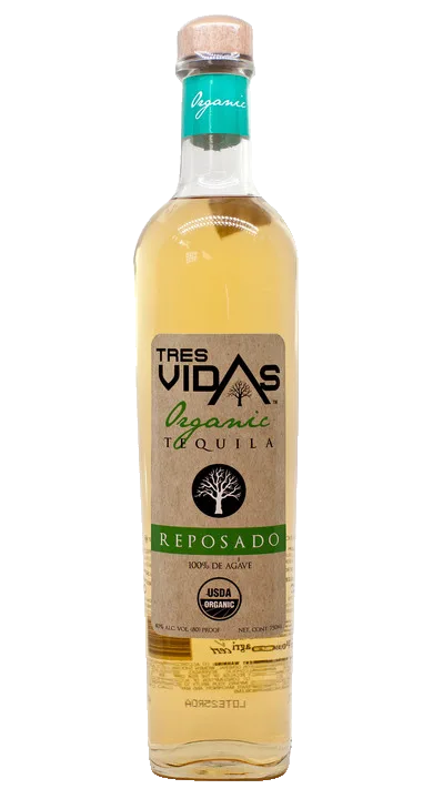 Tres Vidas Organic Tequila Reposado